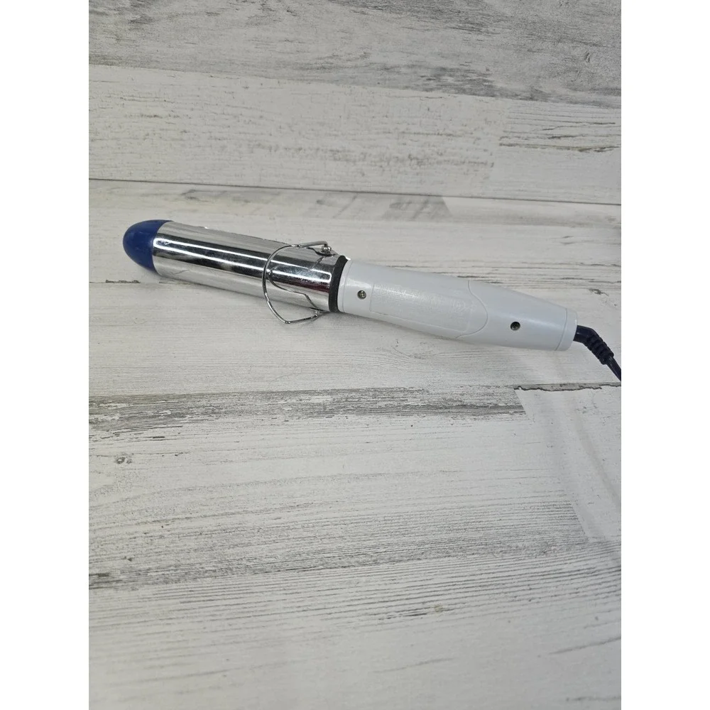 Helen of Troy 1513N Professional 1.5 Inch Chrome Curling‎ Iron White Blue 30W